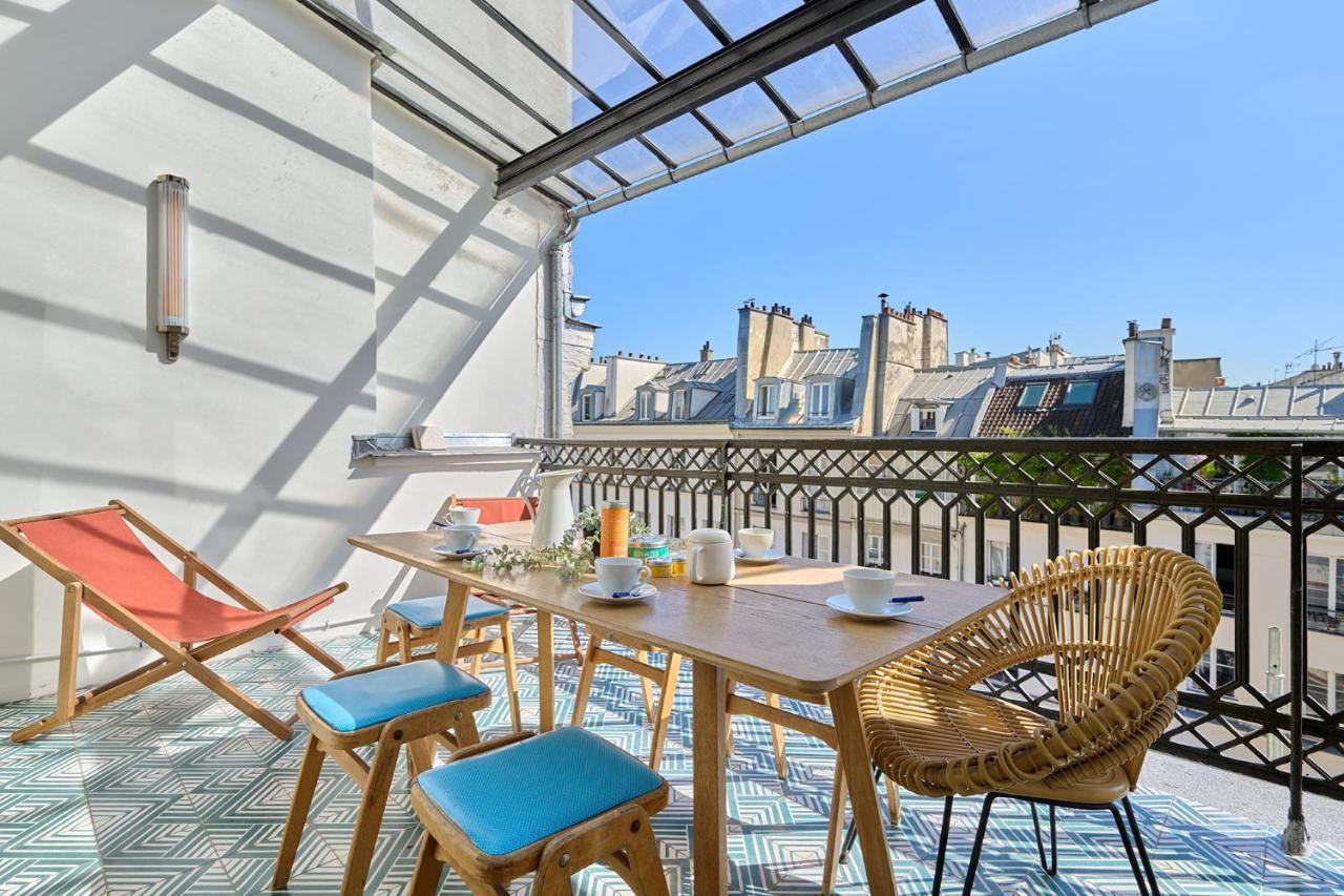 Apartment Center Of Paris With Terrace By Studio Prestige Exteriér fotografie