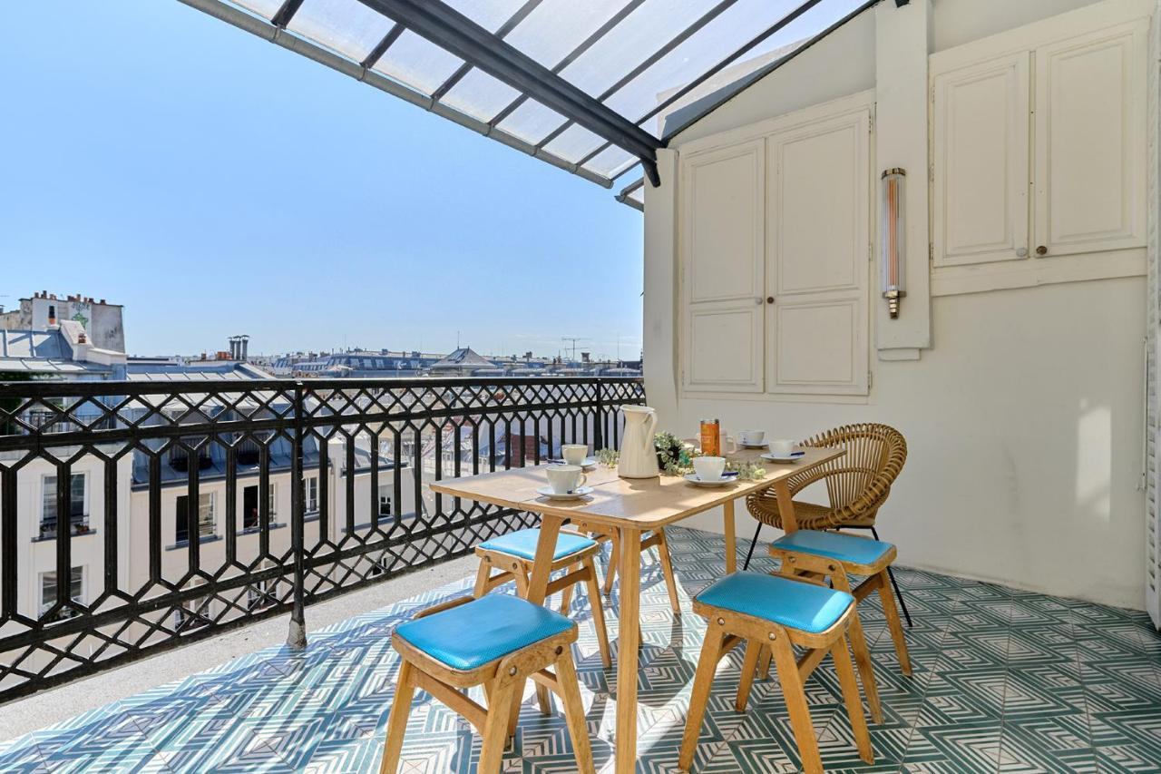 Apartment Center Of Paris With Terrace By Studio Prestige Exteriér fotografie