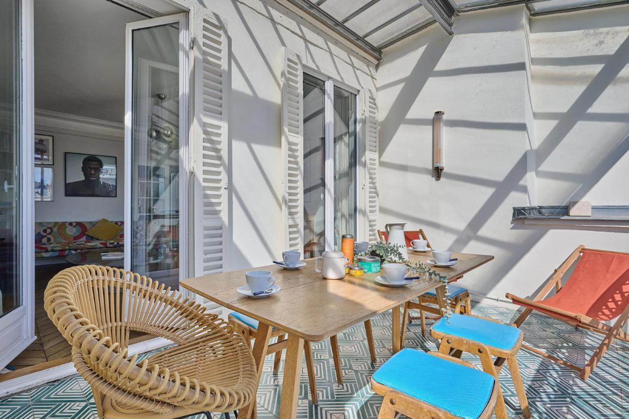 Apartment Center Of Paris With Terrace By Studio Prestige Exteriér fotografie