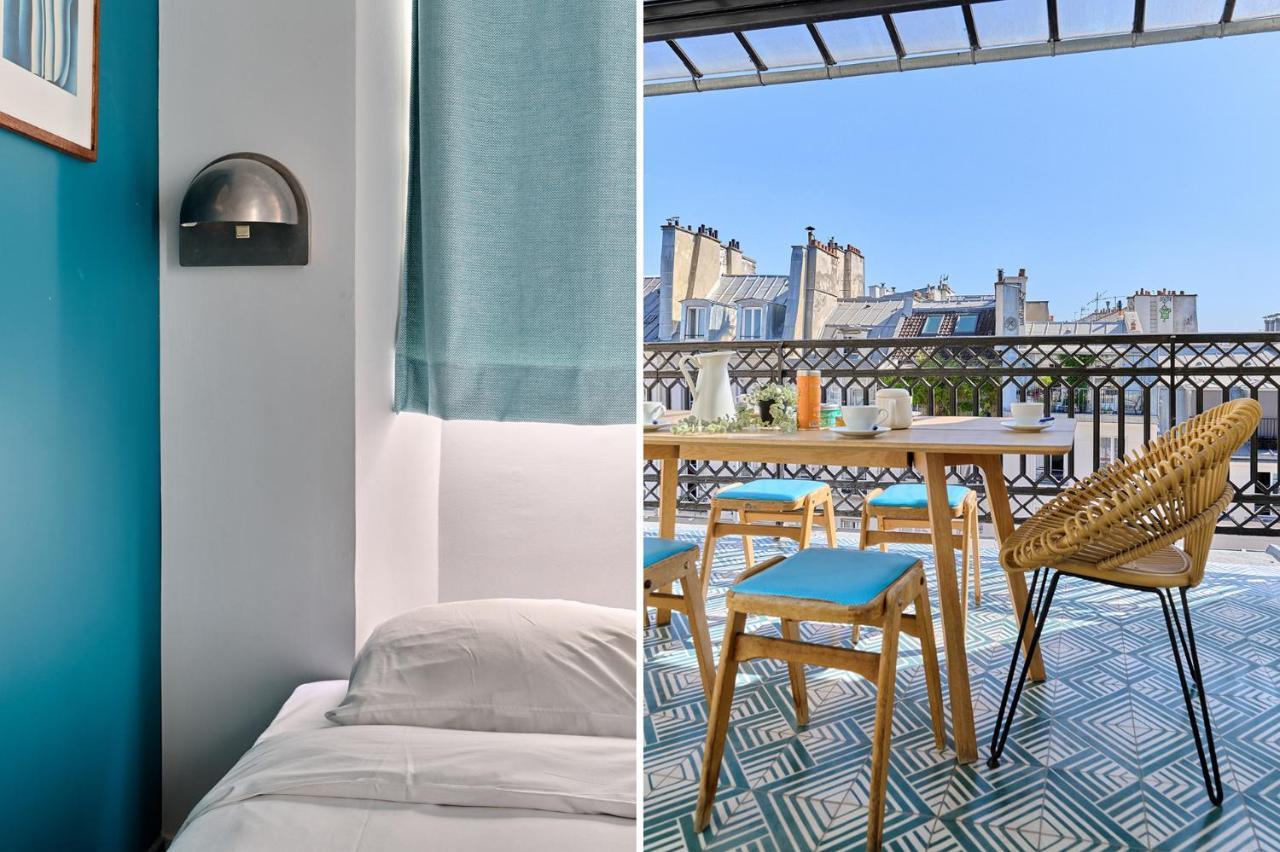 Apartment Center Of Paris With Terrace By Studio Prestige Exteriér fotografie